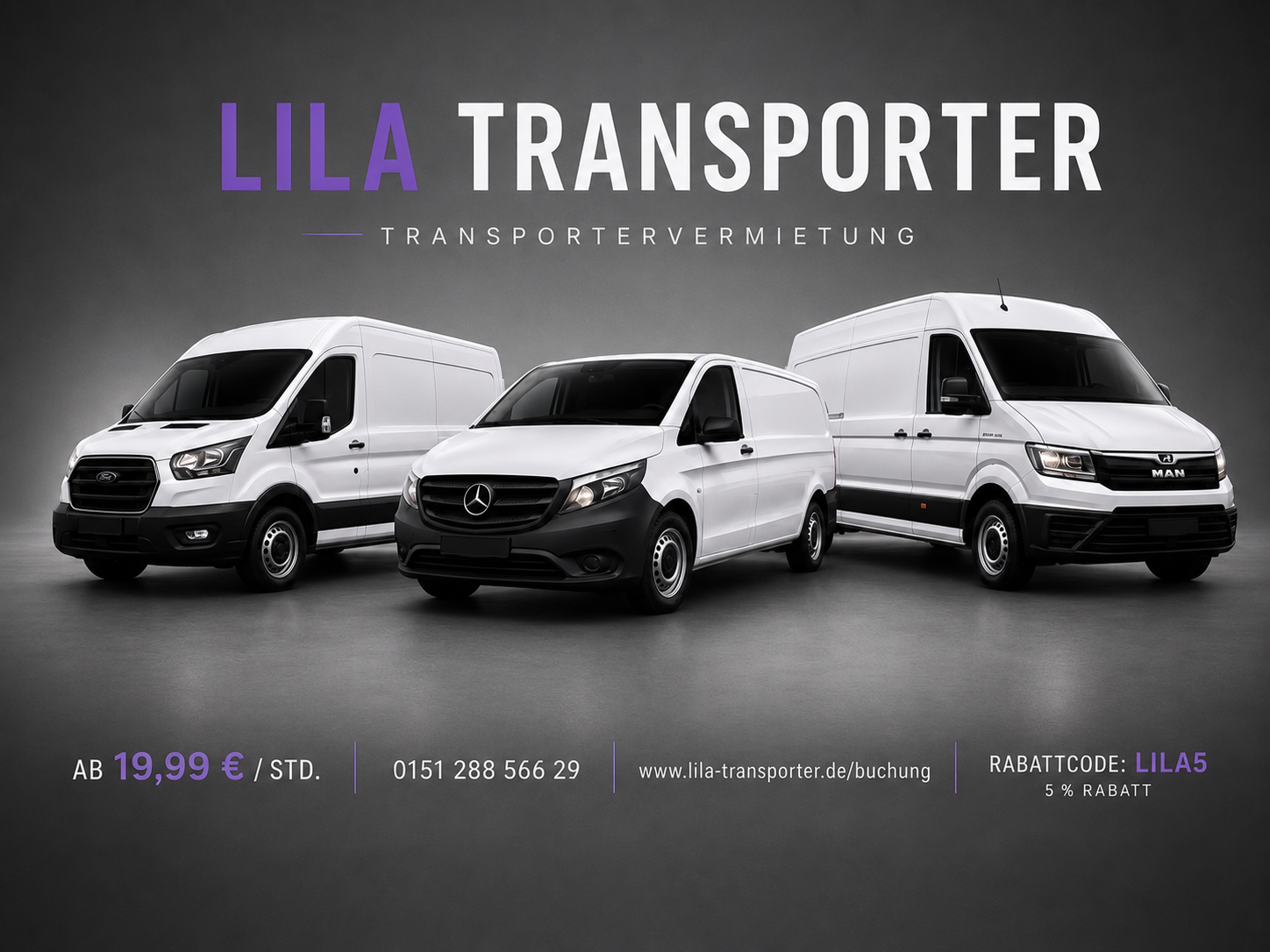 LILA Transporter – Fuhrpark