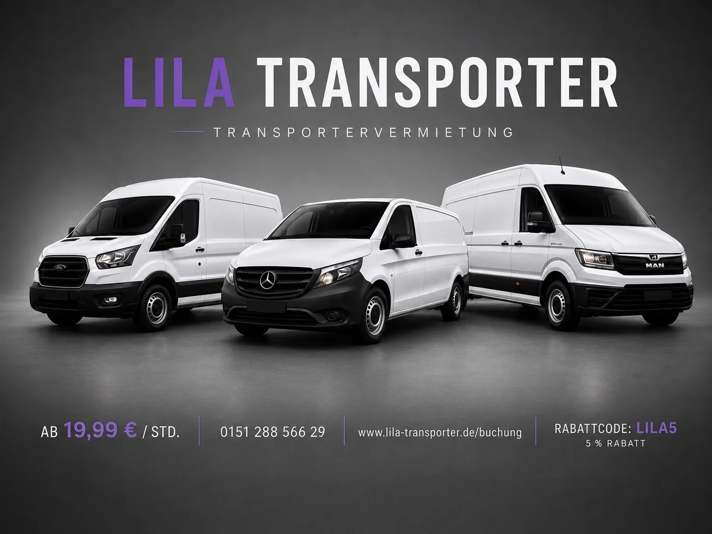 LILA Transporter – Fuhrpark